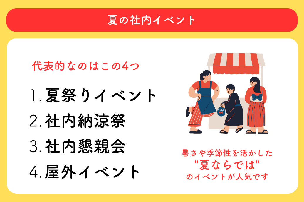 夏ケータリング活用術_neodinig_代表的なイベント