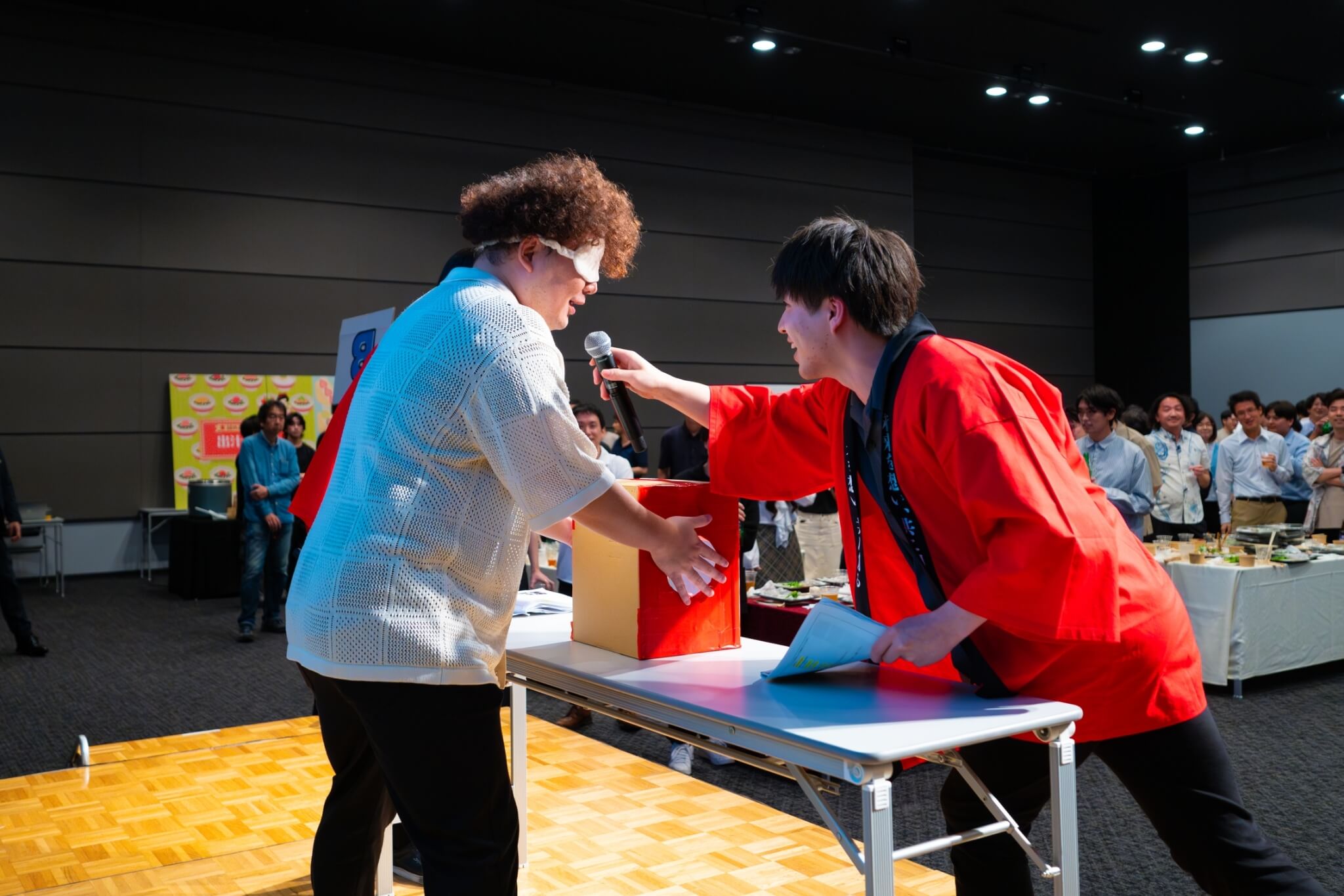 横丁風ケータリングに全体演出をプラス。社員同士の会話のキッカケづくりも(フューチャーインスペース株式会社様)