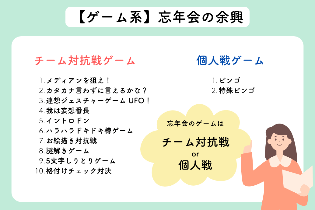 忘年会余興25選_ゲーム系