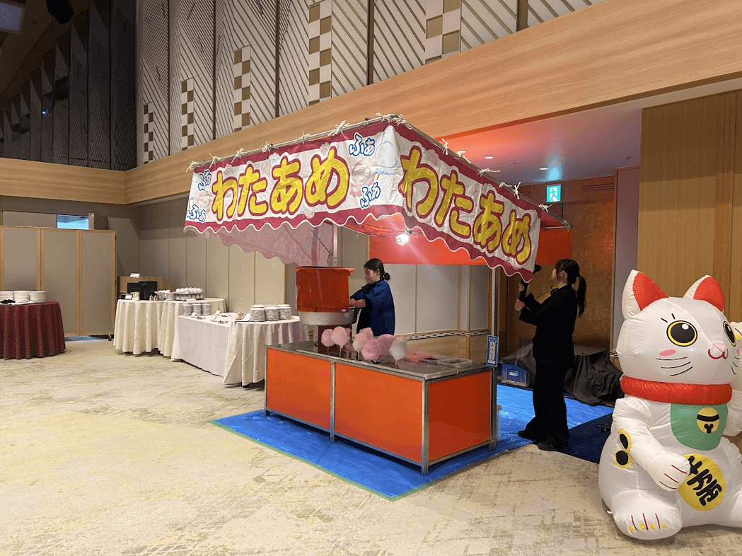 | 東京・横浜のおしゃれで人気なケータリング | ネオダイニング 夏祭り屋台わたあめ