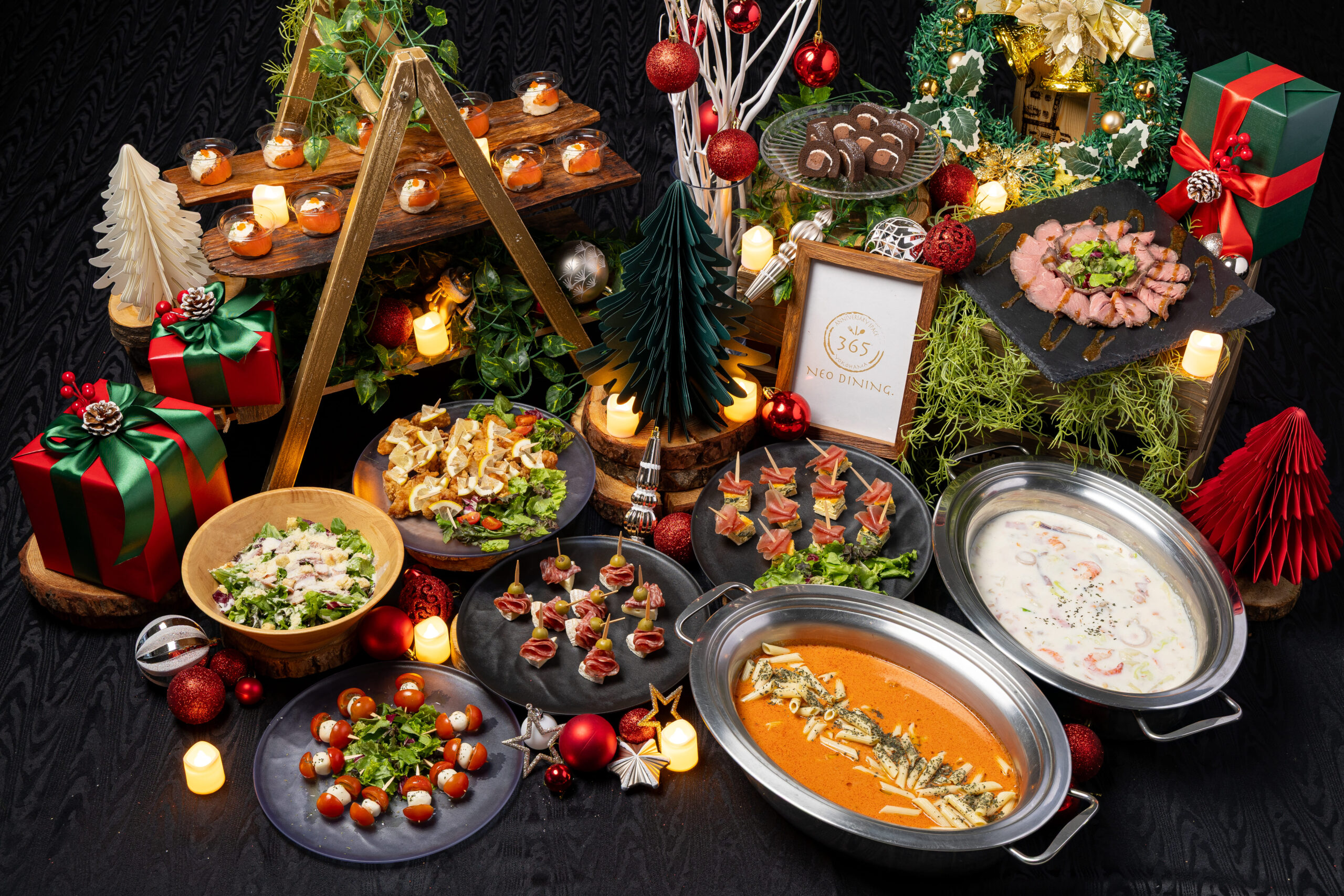 2025年 期間限定】クリスマス装飾付きケータリングプランを