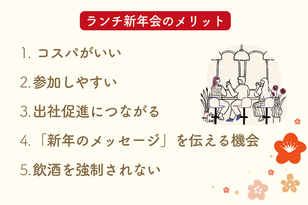 ランチ新年会_メリット