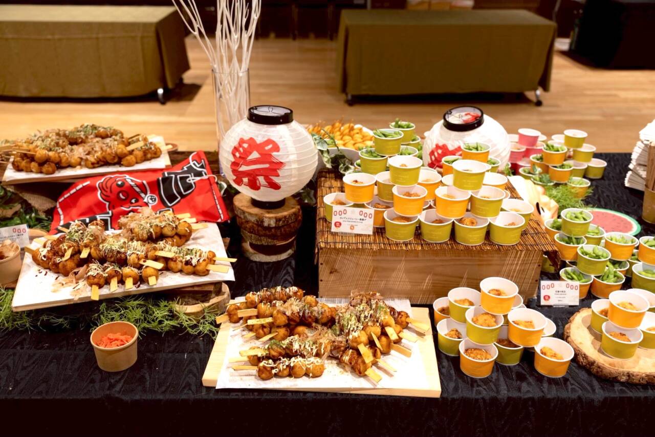 和食ケータリング_夏祭りケータリング装飾