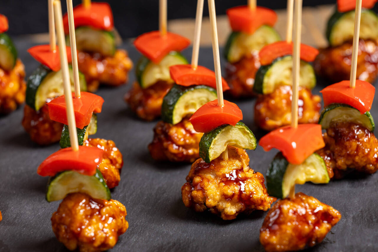 酢豚のピンチョス