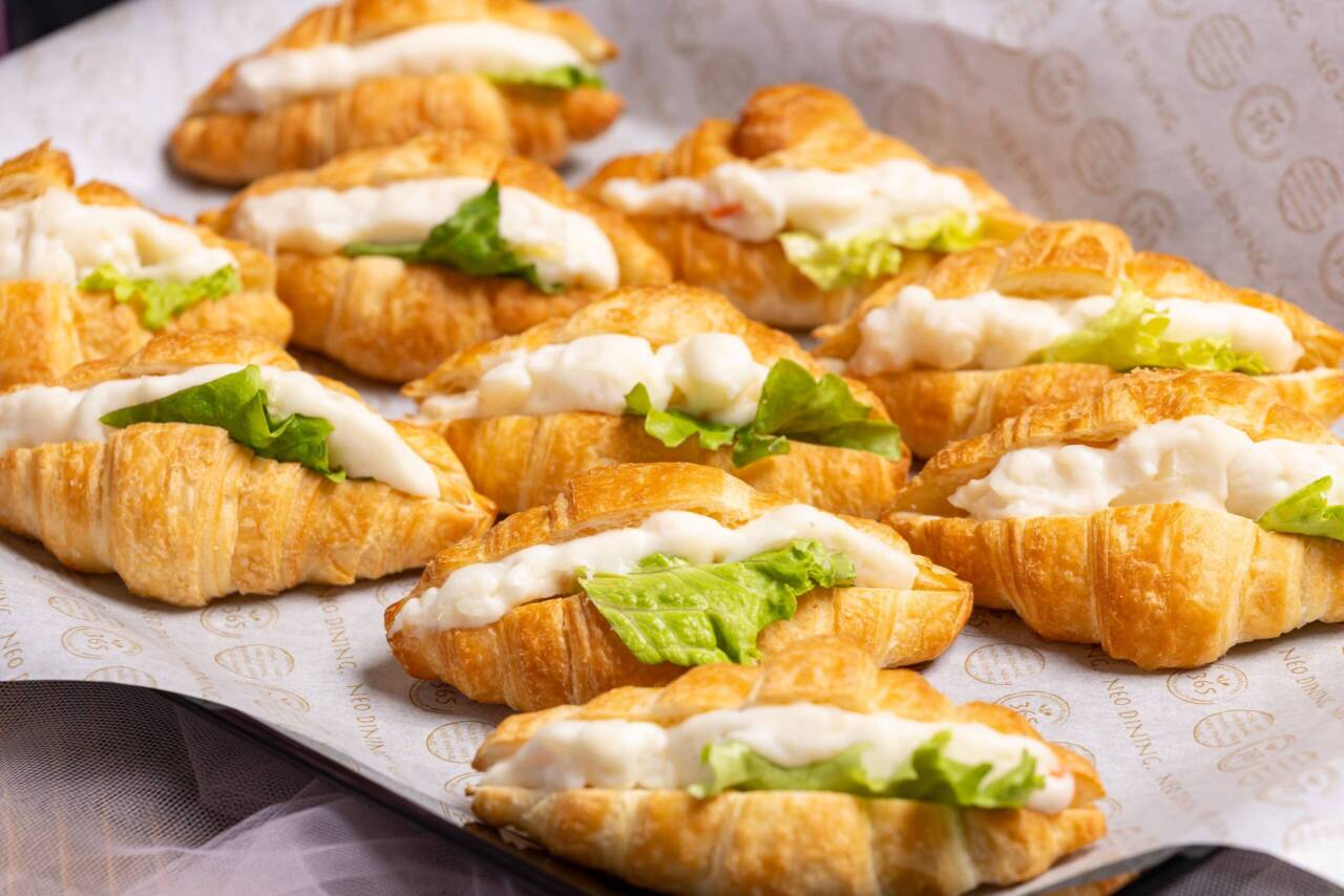 ふんわりポテトサラダのクロワッサンサンド