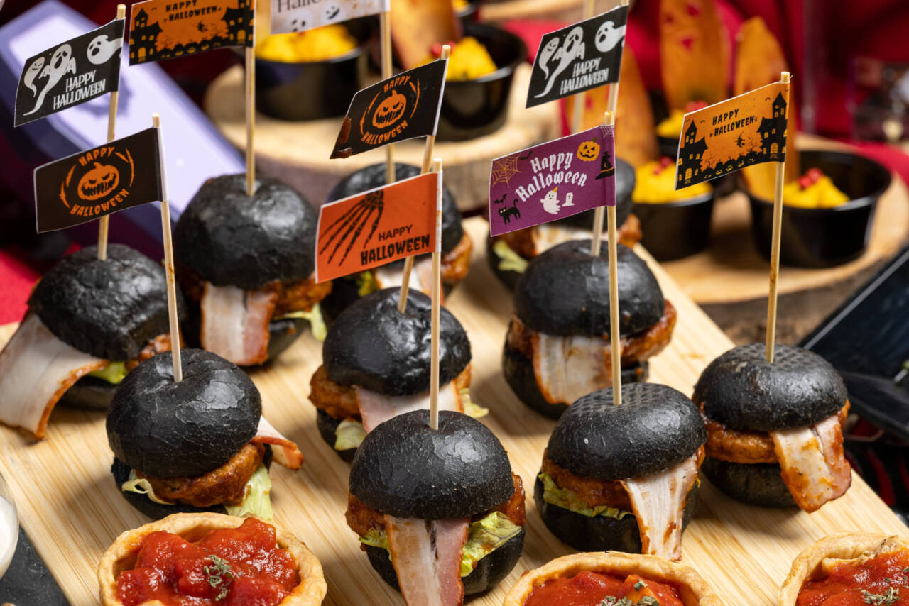 漆黒のおばけバーガー