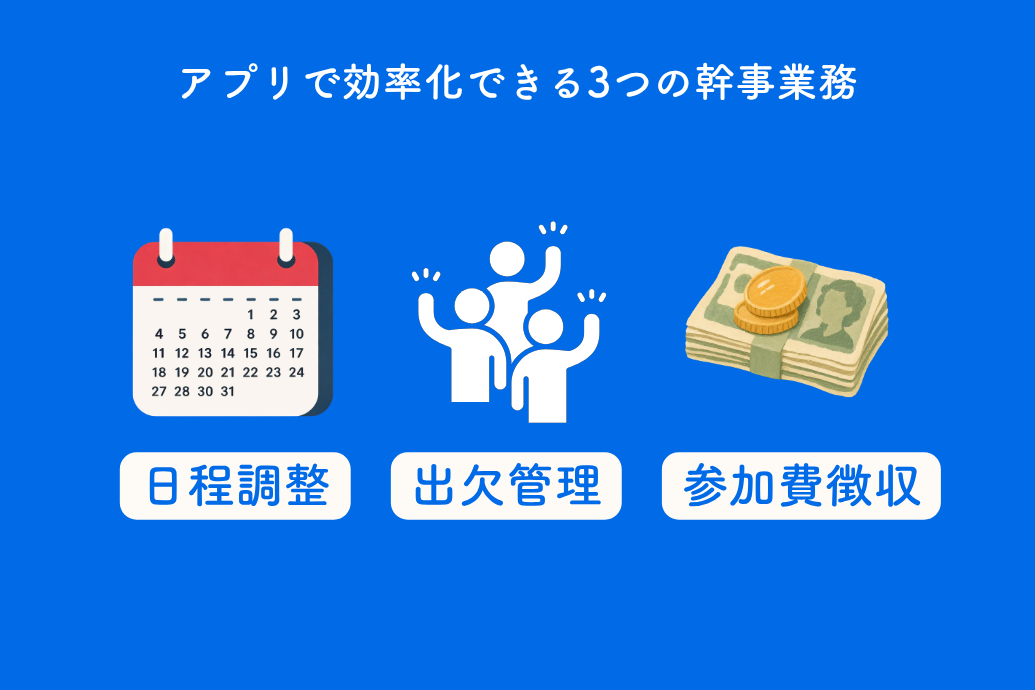幹事向けお役立ちアプリ集 |日程調整や出欠管理、参加費集金に使える便利ツール