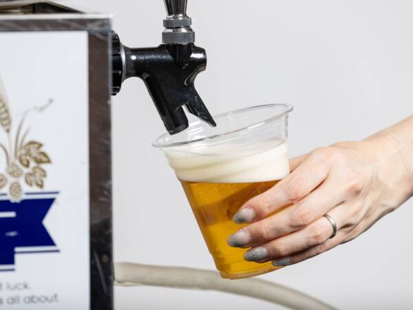 選べる2種のビール付き