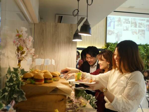 入社式＆ウェルカムパーティーのケータリング事例